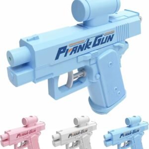 two way prank water gun | reversible squirt battle toy | outdoor summer party fun & creative jokes (random color)