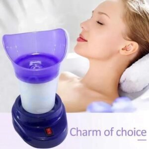 blue facial steam inhaler for skin hydration & airway clearing